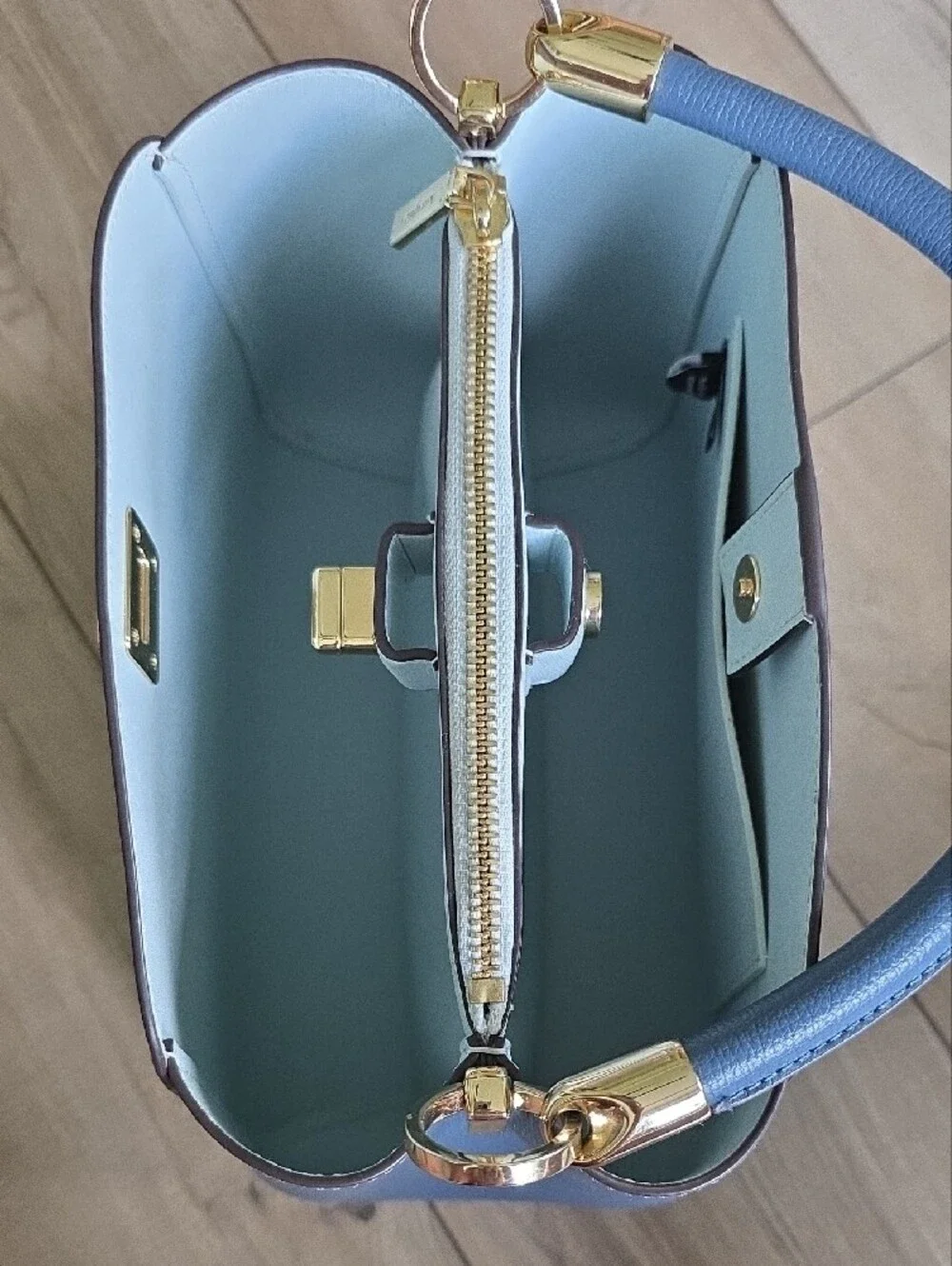 Like New! Kate Spade Top-Handle Leather Satchel - Blue
